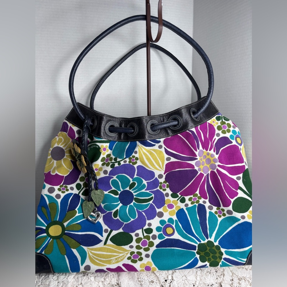 Brighton Large Multicolor Tote Bag Purse.
